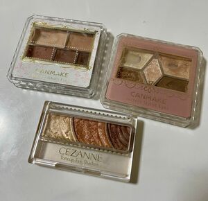 CANMAKE CEZANNE アイシャドウ 3個セット