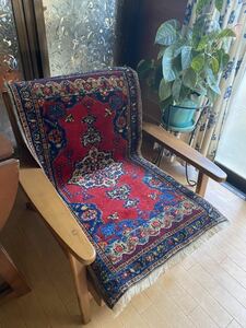 素晴らしいトルコ絨毯を一枚/入手困難コンヤタシュプナルゲルべリ村のアンティーク絨毯/艶々ベルベットのようなウールと素敵な総草木染見事
