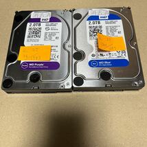 WD SATA 3.5インチ HDD 2TB×2台　計4TB_画像1