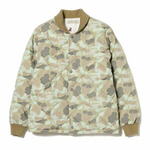REMI RELIEF × BEAMS PLUS / 別注 Camouflage Quilt Down Jacket