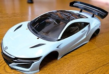 タミヤ　SP.1586 1/10RC NSX　スペアボディセット　塗装済　_画像1