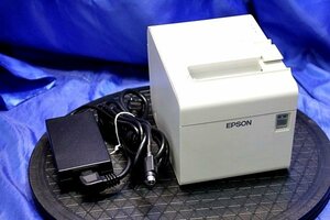 ◆2台入荷◆ EPSON/エプソン サーマルレシートプリンタ ★TM-T90Ⅱ/USB・LAN接続・58mm幅★ 46029Y