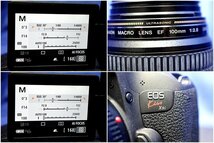 CANON/デジタル一眼レフカメラ ★EOS Kiss X9i/レンズ MACRO LENS EF100mm F2.8 USM(巾着付)&レンズフード ET-67付付★ 47768Y_画像9