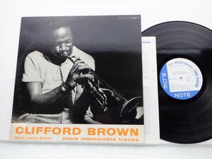Clifford Brown(クリフォード・ブラウン)「More Memorable Tracks」LP（12インチ）/Blue Note(BNJ 61001)/Jazz