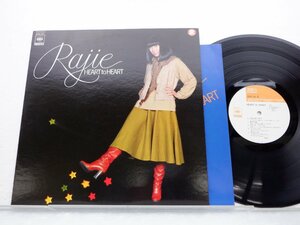 Rajie(ラジ)「Heart To Heart」LP（12インチ）/CBS/Sony(25AH 295)/Funk / Soul