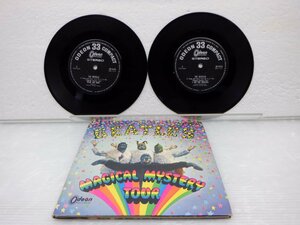 【黒盤/EP2枚組】The Beatles(ビートルズ)「Magical Mystery Tour(マジカル・ミステリー・ツアー)」EP（7インチ）/Odeon(OP?4335-6)/Rock