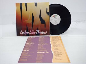 【国内盤】INXS「Listen Like Thieves」LP（12インチ）/WEA(P-13159)/ロック