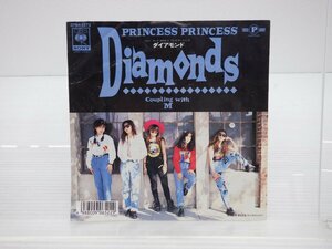Princess Princess(プリンセス・プリンセス)「Diamonds / M」EP（7インチ）/CBS/Sony(07SH-3272)/ロック