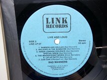 Bad Manners「Live And Loud!!」LP（12インチ）/Link Records(LINK LP 07)/洋楽ロック_画像2