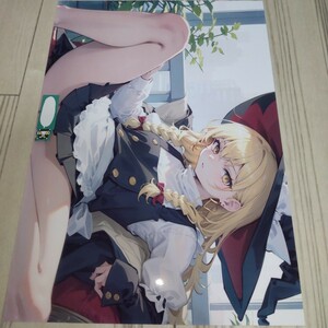 Art hand Auction 1 item! A4 poster anime manga beautiful girl cosplay gal, comics, anime goods, hand drawn illustration