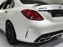 AMG 2015~ 新型艶有りブラックリアエンブレム/トランクエンブレム/メルセデスベンツ/C252/W463/C213/W166/W117/W176/C117/C222/S63/GLE63_画像3