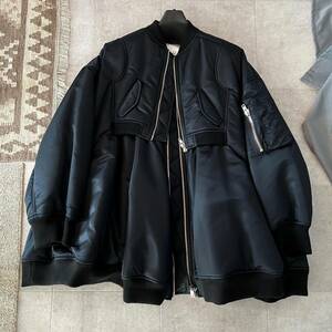 noir kei ninomiya ノワールケイニノミヤ　comme des garons homme plus コムデギャルソン　アウター　ジャケット　ブルゾン Ma-1 ダウン