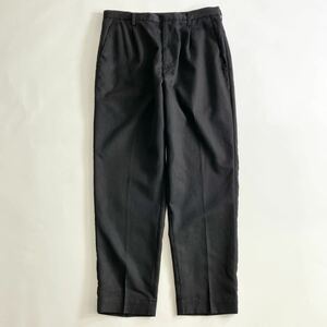 Cj21 日本製 Dulcamara ドゥルカマラ タックパンツ サイズ1 ブラック メンズ ロングパンツ スラックス スーツ ウール 無地 ビジネス 薄手