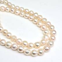 ◆アコヤ本真珠ネックレス◆N 22.1g 41.5cm 6.0mm珠 真珠 pearl necklace ジュエリー jewelry DA0/DE0_画像5