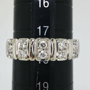 Ambrose(アンブローズ)◆Pt900 天然ダイヤモンドリング◆N 8.1g 17.5号 diamond ring 指輪 ED5/ED5の画像7