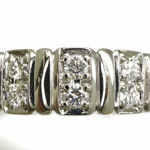 Ambrose(アンブローズ)◆Pt900 天然ダイヤモンドリング◆N 8.1g 17.5号 diamond ring 指輪 ED5/ED5の画像3