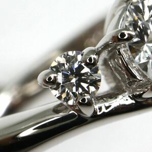 高品質!!TASAKI(田崎真珠)◆Pt1000 天然ダイヤモンドリング◆N◎ 4.4g 8号 diamond ring 指輪 EE5/EF0の画像5
