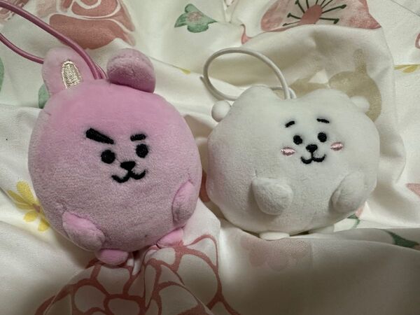 BT21 COOKYとRJ ぬいぐるみ ぽんぽん MINI PLUSH