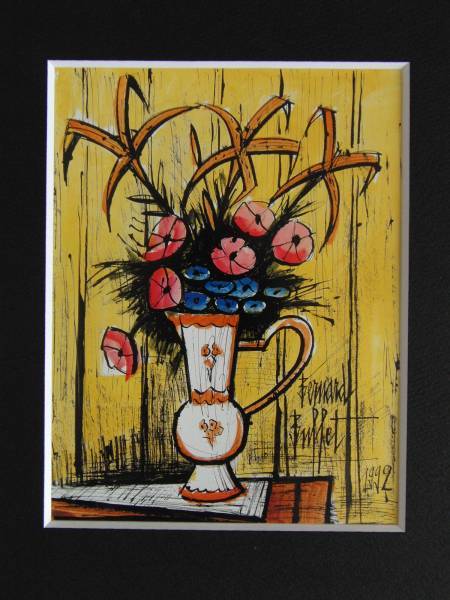 buffet, Piche Flower, From a rare print, Brand new with high-quality frame, iafa, Painting, Oil painting, Nature, Landscape painting