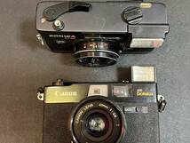 レトロ ジャンク Canon A35 Datelux 40mm 1:2.8 KONICA C35 EF フィルムカメラ 2個_画像4