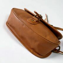 90's VINTAGE POLO Ralph Laurenレザー ショルダー ショルダーバッグ 革 鞄 ネームタグ付き ラルフローレン BAG 90年代 カバン バッグ_画像7