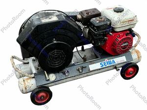 精和産業 SEIWA AIR COMPRESSOR エンジンコンプレッサー 岩田塗装機 SC-22GL 【動作確認済み】エンジンOK ！