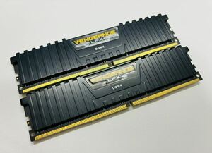 CORSAIR DDR4 デスクトップPC用 メモリ RAM VENGEANCE LPX Series 3000MHz ブラック 16GB×2枚 32GB コルセア Corsair 