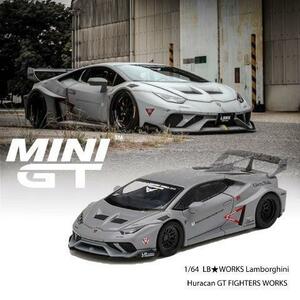 絶版・レアMINI GT★ランボルギーニ LB WORKS ウラカン GT FIGHTERS WORKS(左ハンドル新品 LIBERTY WALK リバティーウォーク TOPGUN