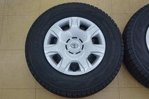 E 送料無料【23年 新品】195/80R15 107/1015L LT ハンコック ウィンター RW06【中古】200系 ハイエース 鉄 6H139.7 6J スタッドレス_画像5