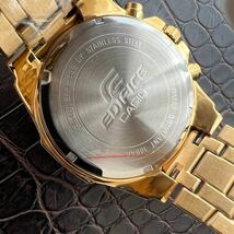 【未使用品】CASIO カシオ EDIFICE エディフィス 腕時計 クロノグラフ 正規品 ビジネス メンズ 10気圧防水 ダイバーズ ウォッチ NO.480_画像4