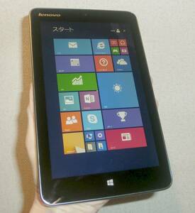 ★動作ジャンク扱い 8インチタブレット Lenovo IdeaPad Miix 2.8 Windows8.1