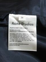 61816 Acne Studios フリンジ チェック スカート_画像7