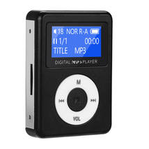 【中古品】【ブラック】 長方形 スピーカー内蔵 液晶画面付き MP3 音楽 プレイヤー SDカード式_画像5