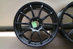 【中古】ヨコハマ　アドバンレーシング　RSⅡ　18X8.0J　PCD114.3　5穴　INSET45mm　4本