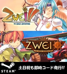 *Steam code * key ]Zweitsuvai2 pcs set Japanese correspondence PC game Saturday, Sunday and public holidays . correspondence!!