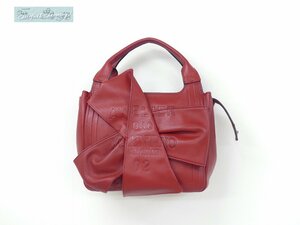 VALENTINO アトリエバッグ02 ボウエディション 2WAY レッド レザー リボン