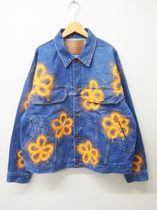 AMOK アモク 23SS Handpaint Denim Jacket ペイント デニムジャケット　美品