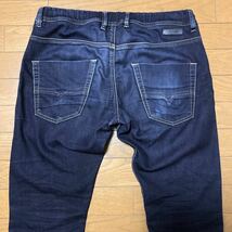 W32 DIESEL jogg jeans KROOLEY-NE ジョグジーンズ スウェット素材 デニム ディーゼル ①_画像6