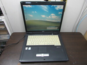 【YNT0428】★FUJITSU FMV-C8220 Celeron-M 380 1.6GHz/1GB/40GB/COMBO/15inch/1024x768/WindowsXP Homeセットアップ済★中古