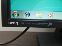 【YMT0856】★BenQ FP73G S 17inch PC液晶モニター 17inch/1280x1024/VGA/DVI-D/現状品★中古_画像3