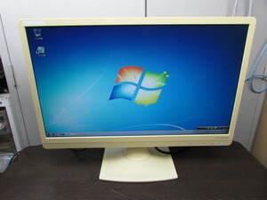 【YMT0857】★I/ODATA LCD-MF223EWR FullHD 液晶モニター 21.5inchWide/1920x1080/HDMI/VGA/DVI/LED外装焼け★中古