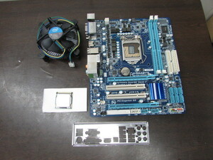 【YCP0278】★Intel Core i3 560 3.33GHz + GIGABYTE GA-H55M-D2Hマザーボードセット 取り外し品未チェック、故障の可能性あり★JUNK