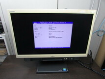 【YDT0517】★FUJITSU ESPRIMO K555/K (FMVK03003) Intel Celeron 2950M 2.0GHz/1GB/HD欠品/DVD-ROM/20inchWide/OS無し/BIOS_OK★中古_画像1