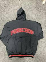  新品未使用　付属品完備　PORKCHOP GARAGE SUPPLY ポークチョップガレージサプライ　ジャケット NEW YEAR ITEM HOODSTADIUM JKT_画像2