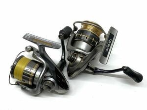 【B530】中古 スピニングリール 2点セット ダイワ レガリス 2506/シマノ 2500S 釣具 現状渡し DAIWA SHIMANO