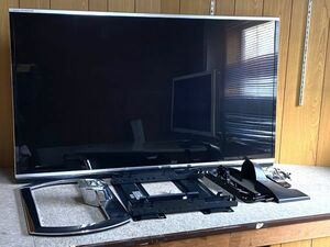 【B588】手渡し可 SHARP 液晶カラーテレビ アクオス LC-60XL9 60インチ 2014年製 リモコン付き 壁掛け金具セット