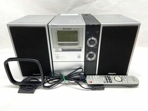 【B746】Panasonic/パナソニック CD/MDコンポ/D-dock 5CDチェンジャー SA-PM770SD リモコン付き 2007年製