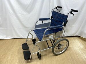 【B783】手渡し可 MiKi 超軽量 介助用 車イス 車椅子 介護 チェック柄【CA-4251】使用確認済み b