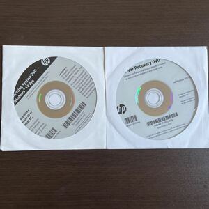 * unopened goods *HP ProDesk 400 G3 DM (Windows10 64bit) DVD recovery - disk 2 pieces set fastest shipping correspondence 