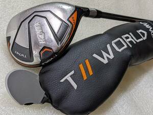 中古 HONMA TOUR WORLD TW747 ユーティリティ 25° ヘッドのみ ゴルフクラブ カバー付き キズ使用感あり シャフト残り有 ゴルフ 本間ゴルフ